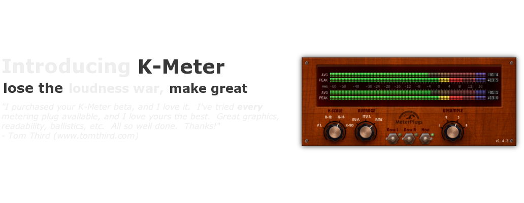 K-Meter screenshot.