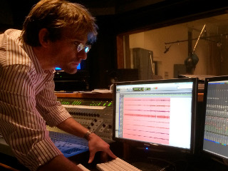 David McKenna in studio